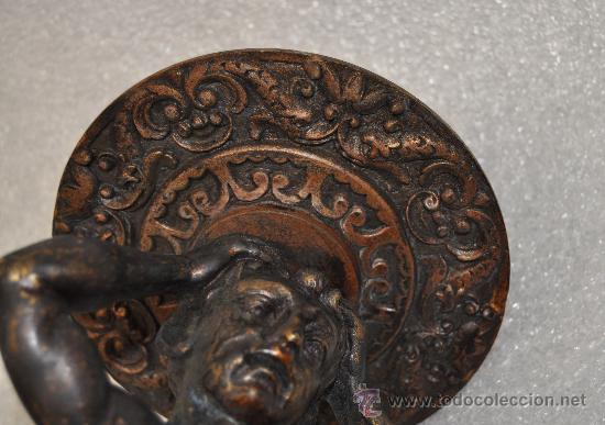Antigüedades: Precioso aplique en bronce modernista - Foto 7 - 27975662